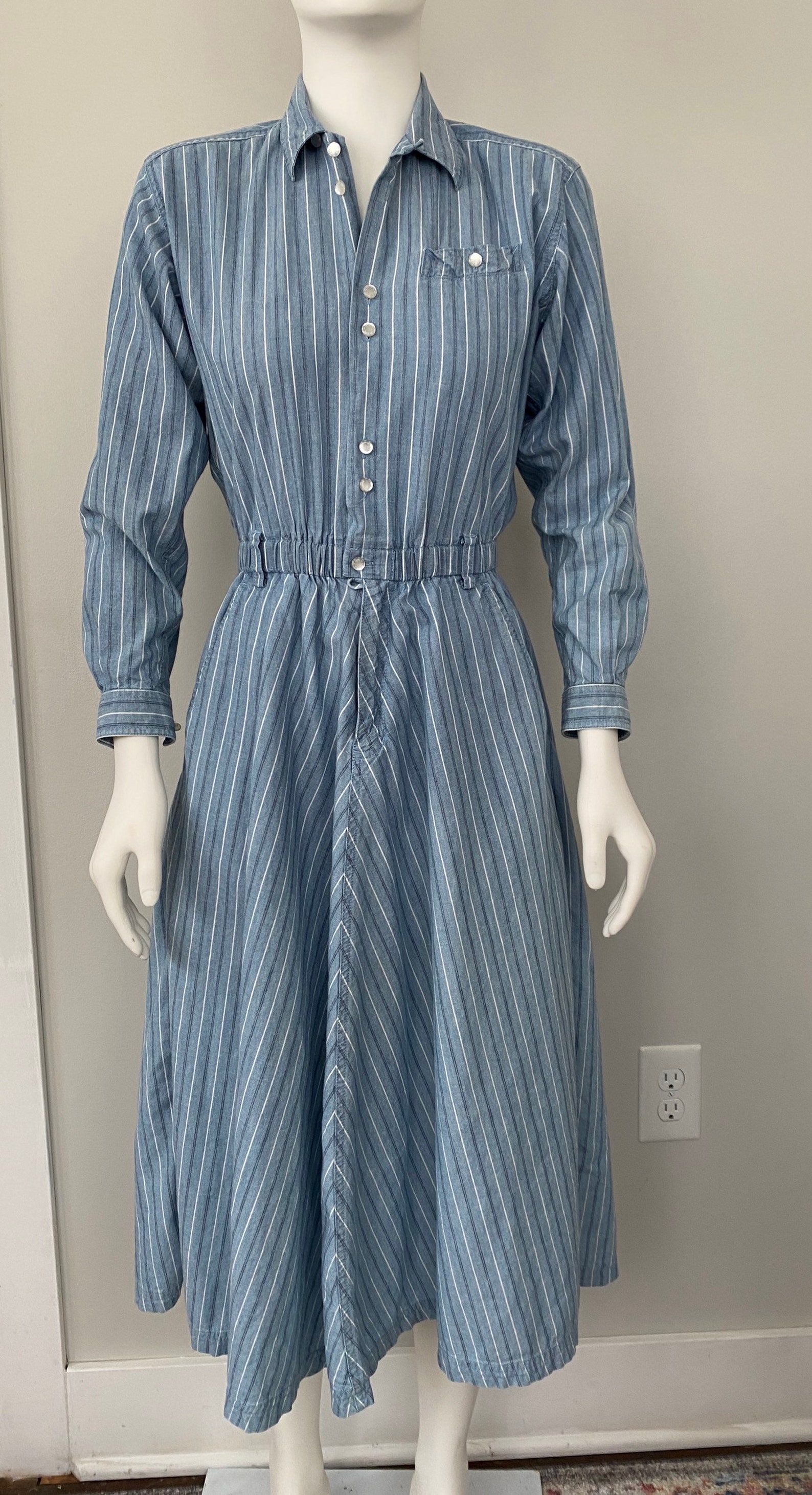 Liz Claiborne Lizwear Denim Dress | Etsy