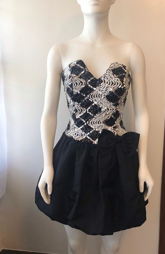 Jessica McClintock Gunne Sax Sequin Party Dress
