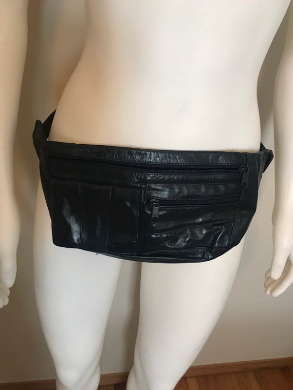 Vintage Dark Blue Fanny Pack