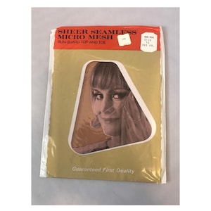 Vintage Thigh High Mesh Stockings NOS