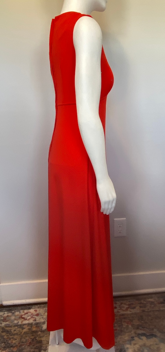 Vintage Evening Gown with Cape - image 3