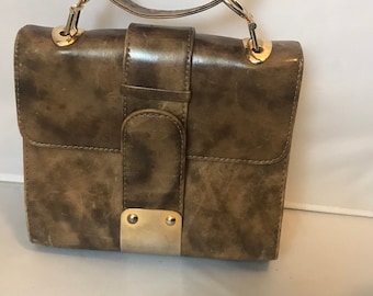 Vintage Leather GiGi Handbag - Made in Italy