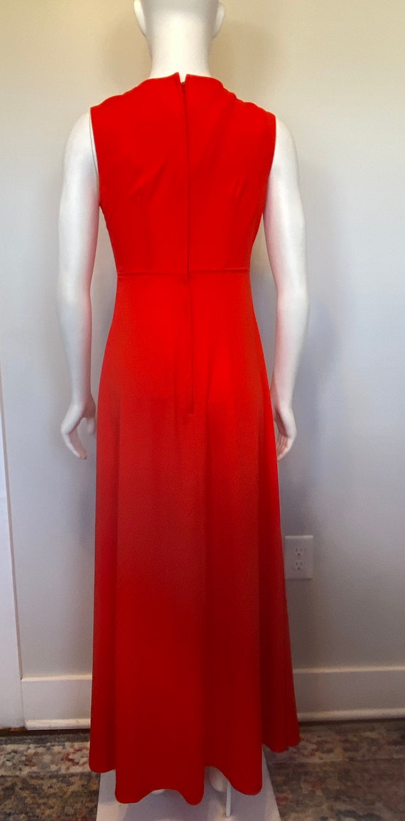 Vintage Evening Gown with Cape - image 2