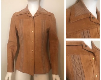 Vintage Lillie Rubin Wool and Leather Jacket