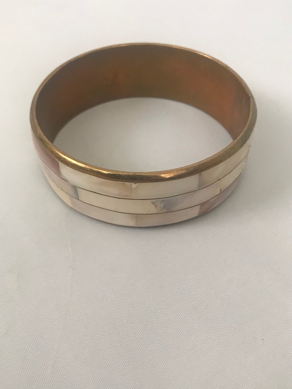Abalone Bangle Bracelet - image 1