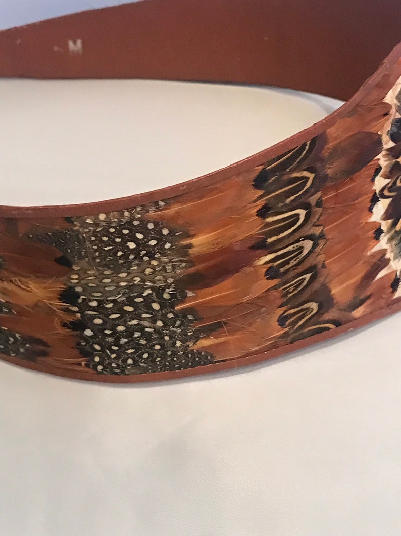 Peacock Feather Belt