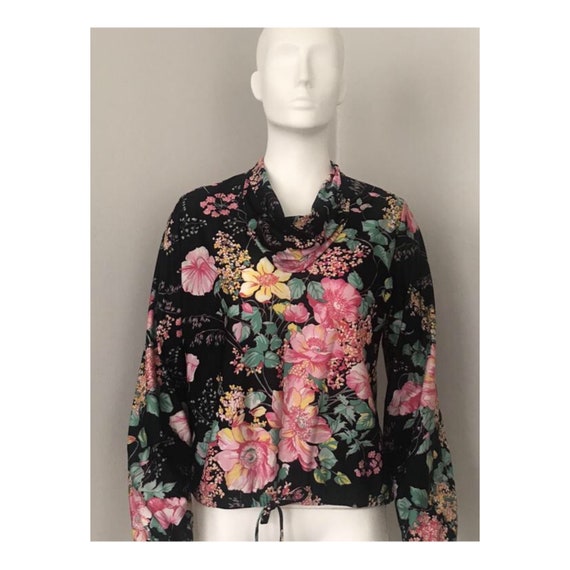 Floral Judy Bond Pullover Blouse Long Sleeved Top - Etsy