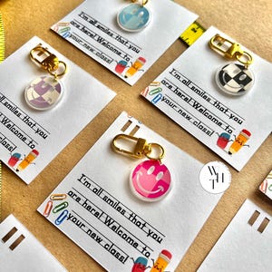 First Day of School Keychain Gifts | Welcome to Class,Set of 24
