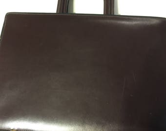 Leather briefcase, 1990's, vintage, attache, Vintage Leather Lawyer /Doctor Attache Briefcase /Bag Used