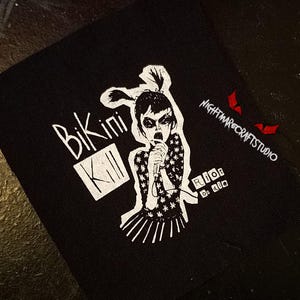 Parche de tela serigrafiado Bikini Kill