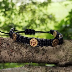 Brass .30 Caliber Bullet Shell Bracelet With Leather Cord - Etsy