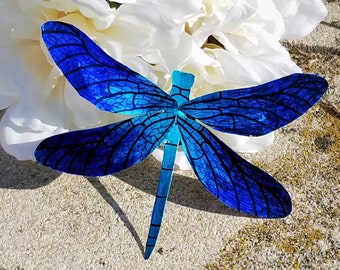 Handpainted Dragonfly Magnets Made from Upcycled Aluminum