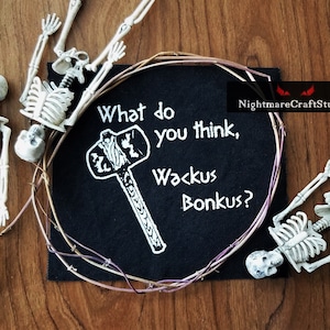 Wackus Bonkus Sew-on Screenprinted Patch
