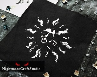 Remendo serigrafado para máscara de gás - Remendo de tecido para costura