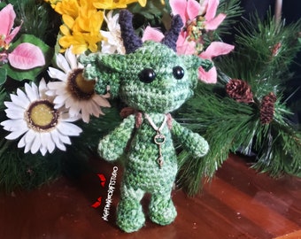 Adventurer Green Impkin Crochet Plush