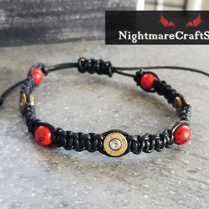 Brass .30 Caliber Bullet Shell Bracelet With Leather Cord - Etsy