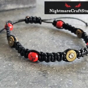 Brass .30 Caliber Bullet Shell Bracelet With Leather Cord - Etsy