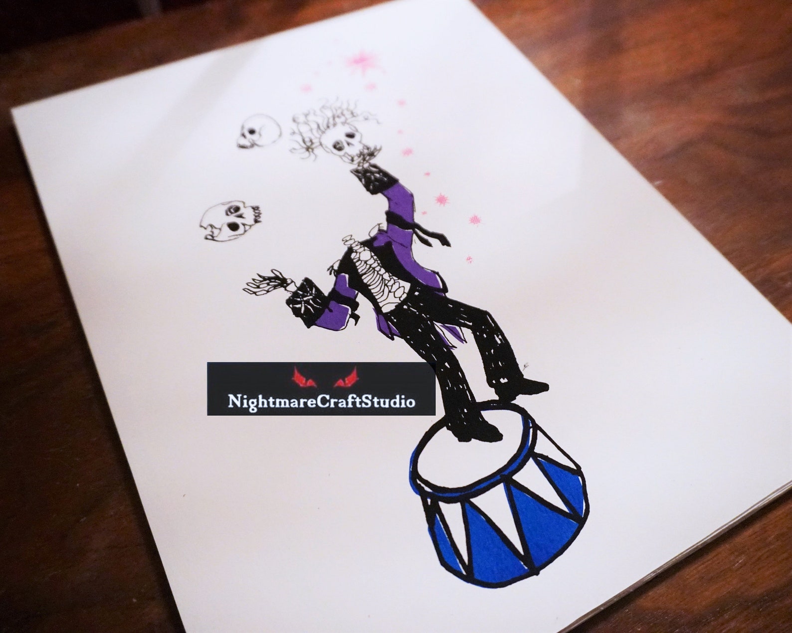 The Headless Juggler Print Wall Art 9 X 11.25 - Etsy