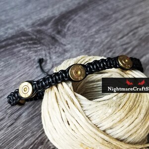 Brass .30 Caliber Bullet Shell Bracelet With Leather Cord - Etsy