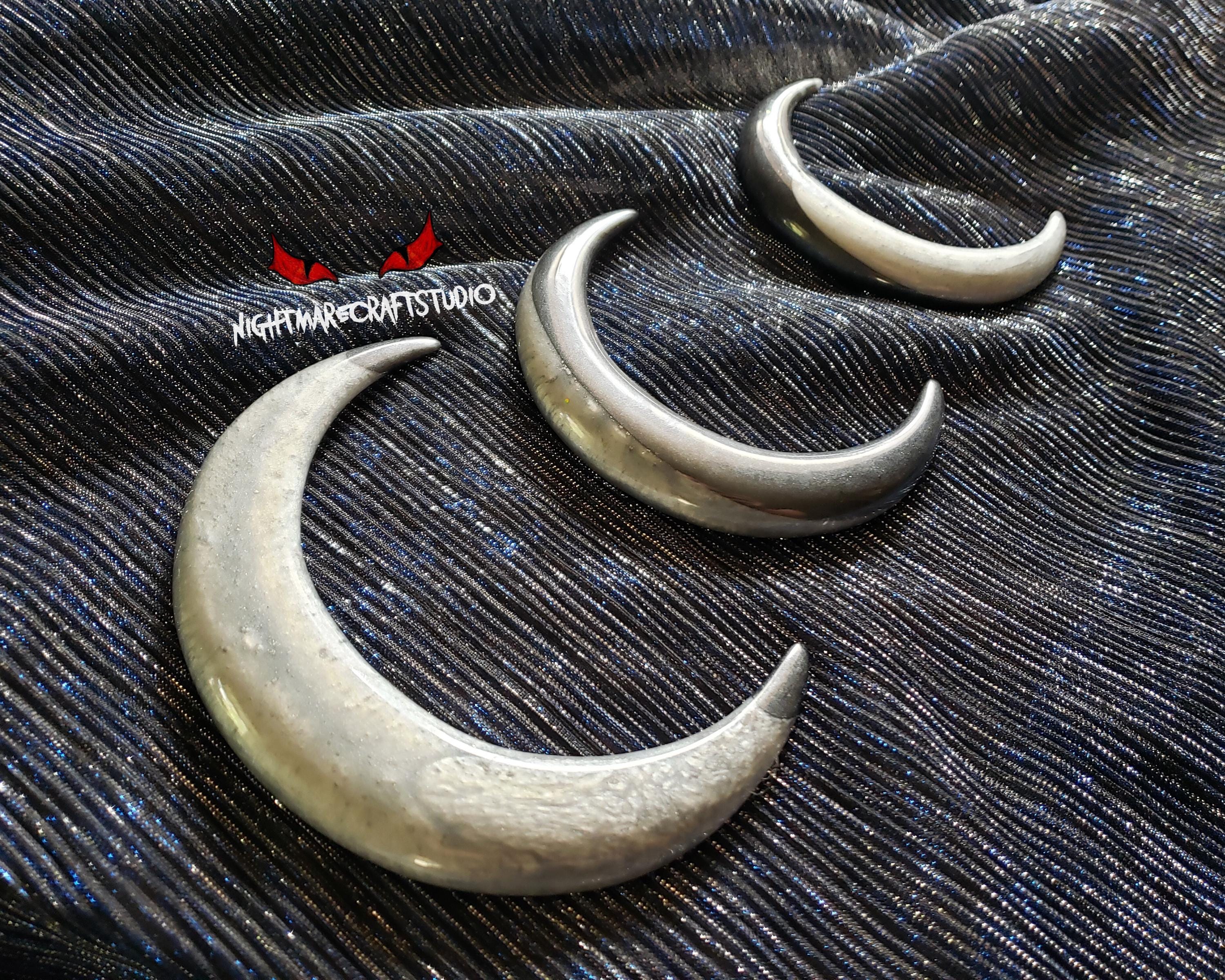 Moon Hair Fork Silver - Etsy