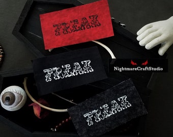 Freak Circus Marquee Lettering Cloth Patch - Gothic Punk Sew-on Patch