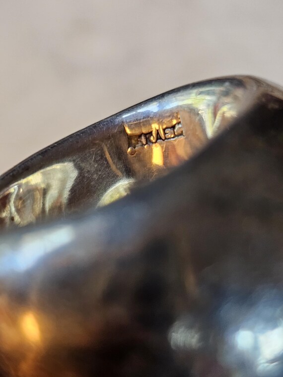 Sterling Silver Puffy Statement Electroform Ring … - image 4