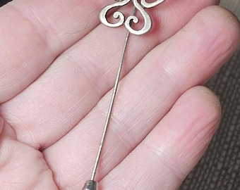Retired JAMES AVERY Spring Butterfly 925 Sterling Silver Lapel Stick Pin