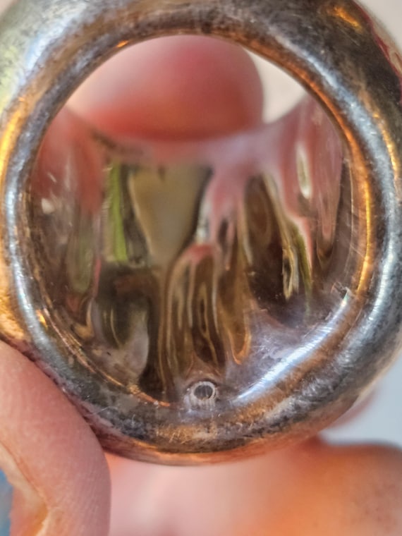 Sterling Silver Puffy Statement Electroform Ring … - image 5