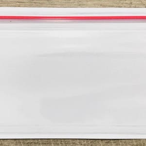 2 Heavy Duty Planner Pouches A5 , Planner Pouch, Zipper Pouch, Plastic Zipper pouch, Pouch for planner, school supplies, heavy duty plastic