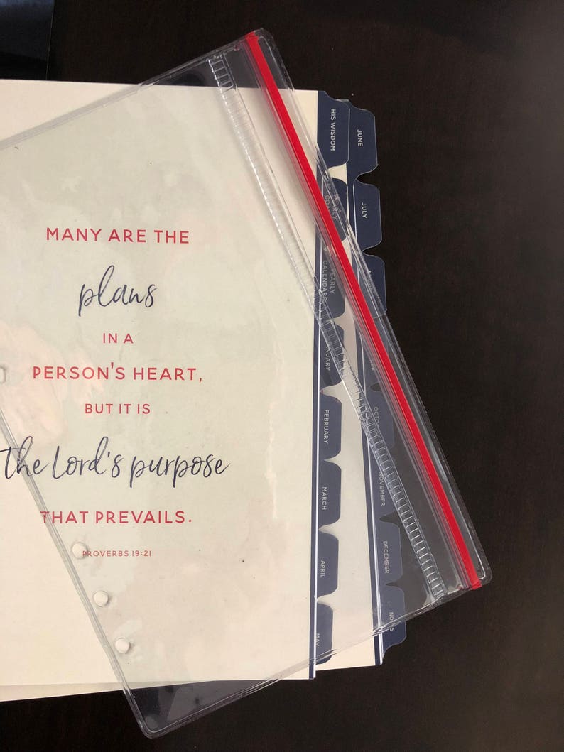 2 Heavy Duty Planner Pouches A5 Planner Pouch Zipper Pouch Etsy