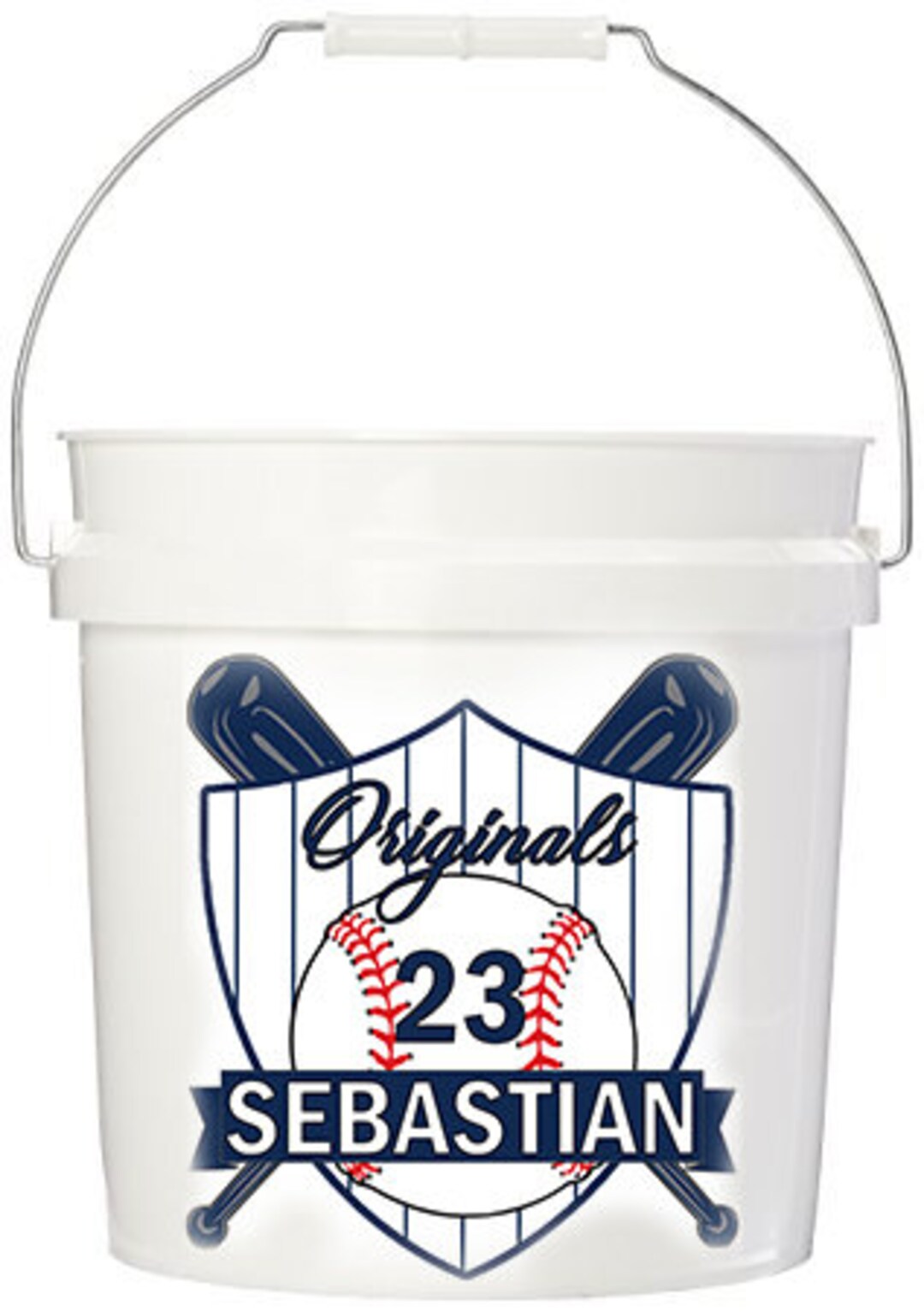 Tball/baseball/softball Personalized Stickers for Dugout Bucket