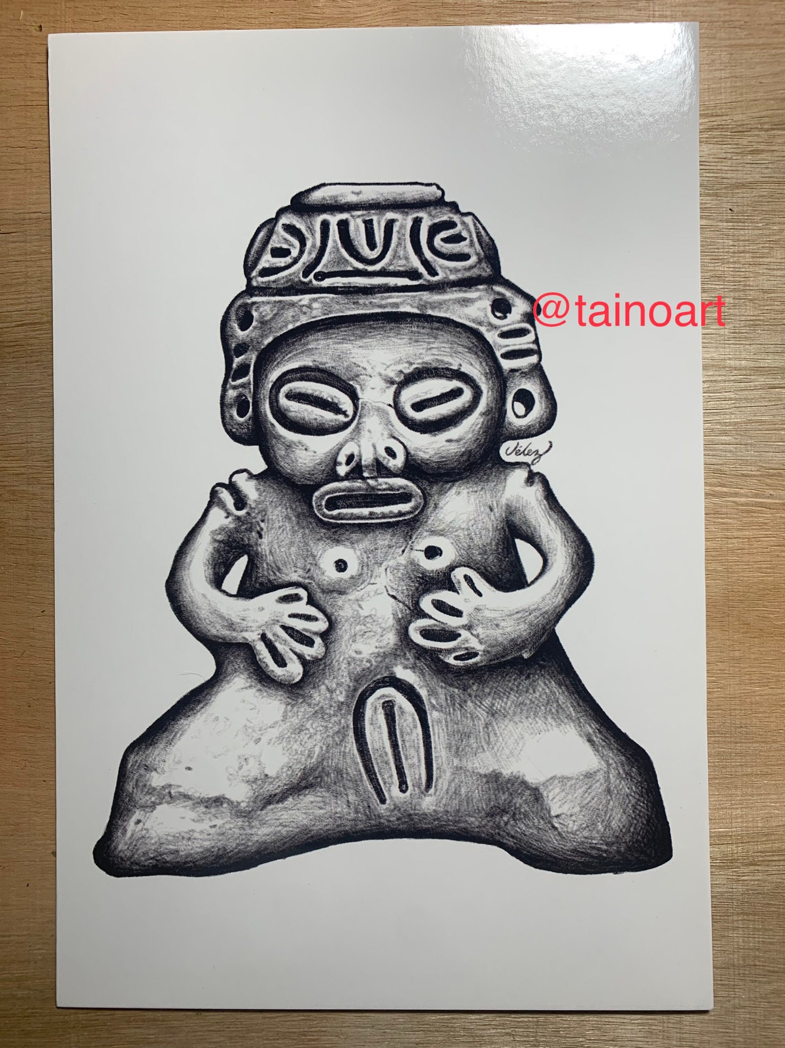 Itiba Cahubaba Post Card 6x 9 Etsy Australia