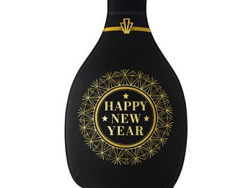 Champagne Foil New Year Balloons set of 15