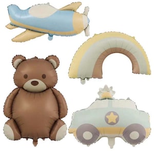 Ensemble de ballons ours en peluche
