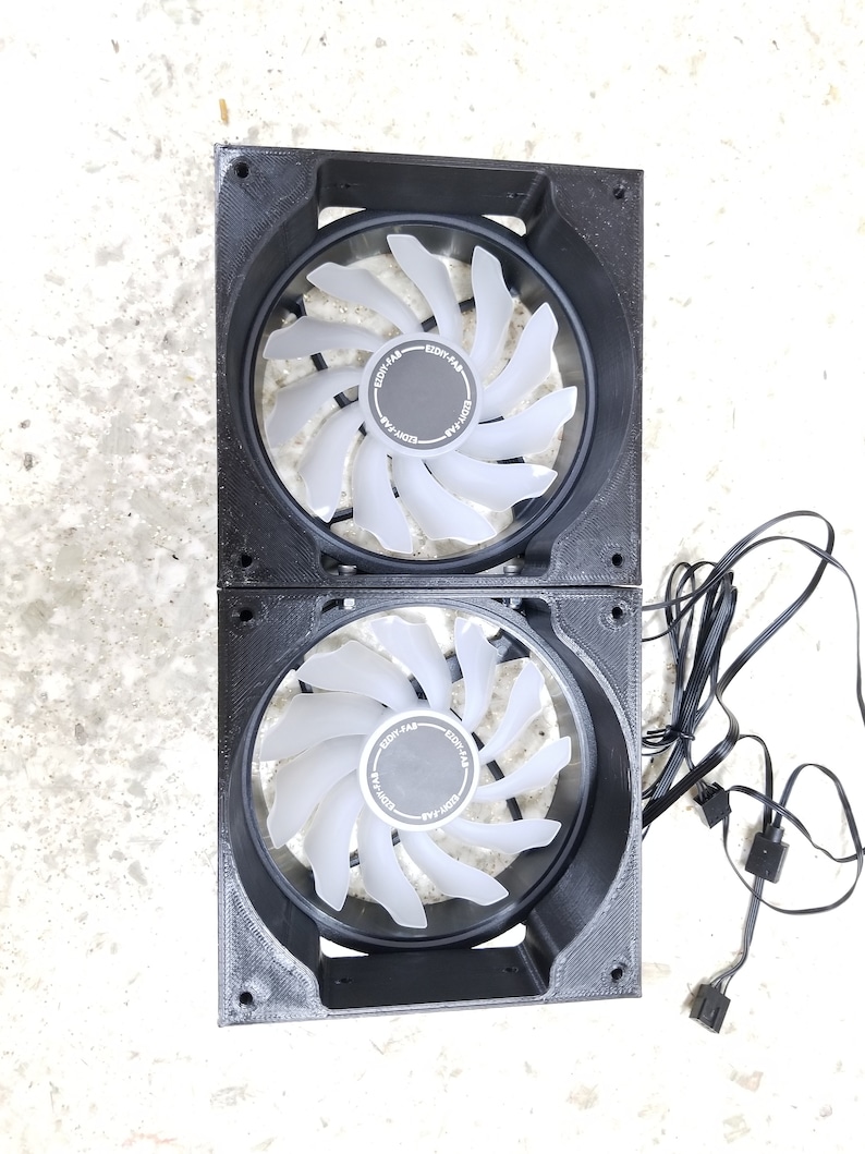 3D Printed 120mm Fan Spacers Fan Mounting Spacers PC Case Etsy