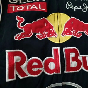 Nascar Jacket Red Bull Vintage Racing Jacket 90s image 5