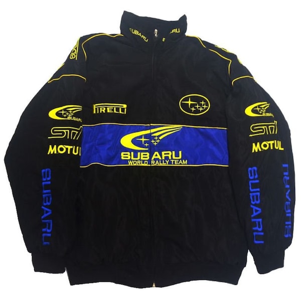 Veste de course Subaru Rally // Veste Subaru Rally // Veste Subaru vintage