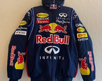 Veste Nascar Red Bull Vintage Racing Jacket années 90