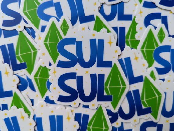 Sticker the Sims Sul Sul Vinyl Decal - Etsy