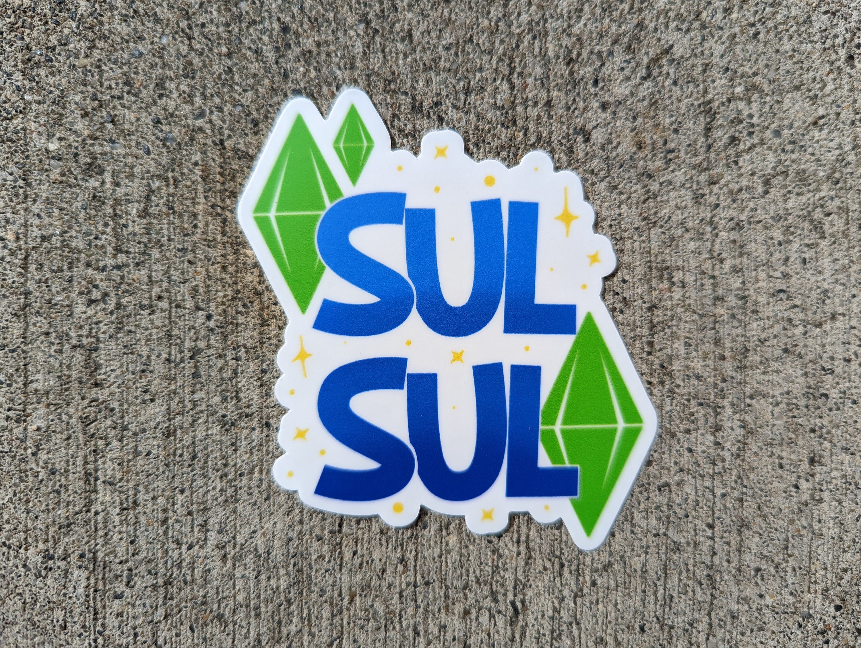 Sticker the Sims Sul Sul Vinyl Decal - Etsy