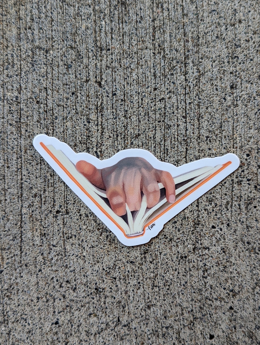 Sticker Book Lover Vinyl Decal Etsy