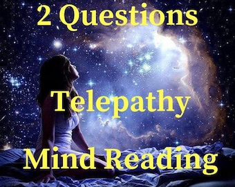 Telepathy Reading Clairvoyant Intuitive Mind Reader Telepath - Etsy