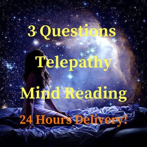 Telepathy Reading Clairvoyant, Intuitive Mind Reader Telepath, Mental Telepathy Love Psychic Reading, Love Reading Telepathic Intuition