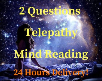 Telepathy Reading Clairvoyant, Intuitive Mind Reader Telepath, Mental Telepathy Love Psychic Reading, Love Reading Telepathic Intuition