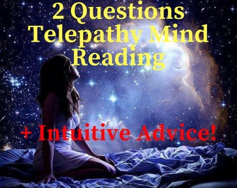Telepathy Reading Clairvoyant, Intuitive Mind Reader Telepath, Mental Telepathy Love Psychic Reading, Love Reading Telepathic Intuition