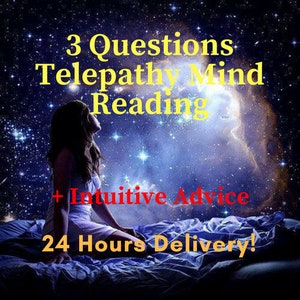 Telepathy Reading Clairvoyant, Intuitive Mind Reader Telepath, Mental Telepathy Love Psychic Reading, Love Reading Telepathic Intuition