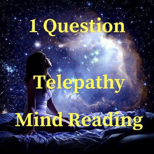 Telepathy Reading Clairvoyant, Intuitive Mind Reader Telepath, Mental Telepathy Love Psychic Reading, Love Reading Telepathic Intuition