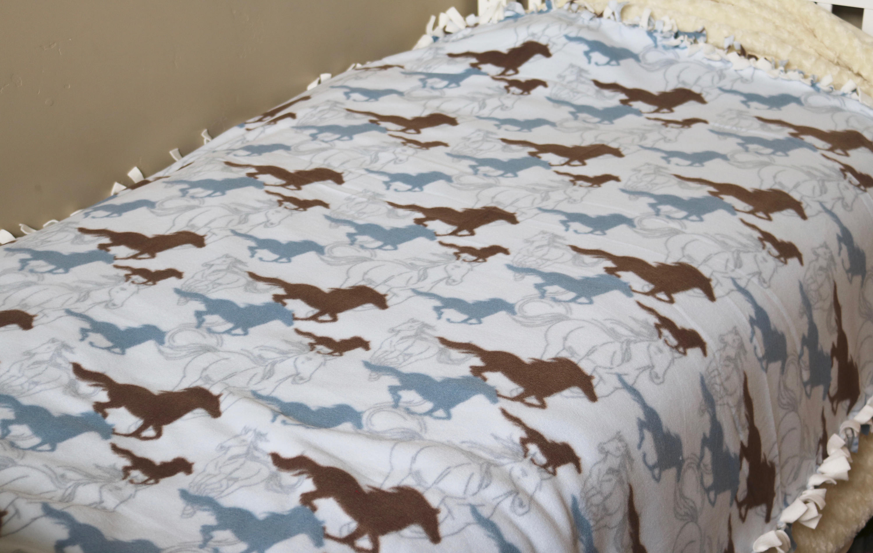 Horse Blanket Pink Hunting Camouflage Blanket Twin Blanket Etsy