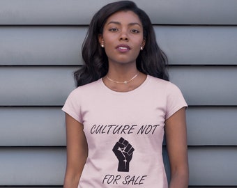 Black Pride T-Shirt: Melanin Culture, Black Fist Graphic Tee