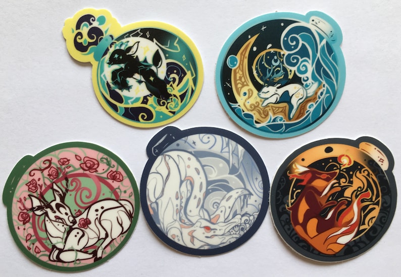 Bottled Magic Stickers Etsy